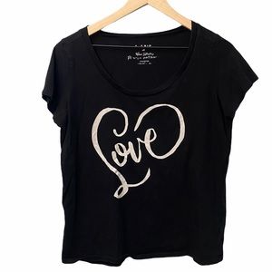 Torrid | Love Tee Black | 00 / Large